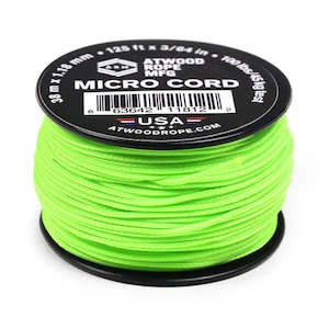 1.18mm Micro Cord - Neon Green - Serious Paracord