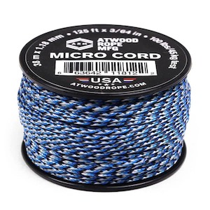 Products: 1.18mm Micro Cord - Blue Snake - Serious Paracord