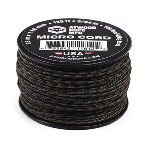 1.18mm Micro Cord - Woodland - Serious Paracord