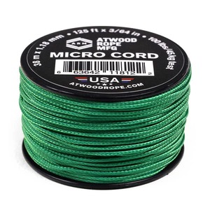 Products: 1.18mm Micro Cord - Green - Serious Paracord