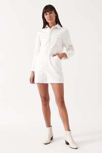 Jumpsuits & Rompers: Carpenter Jumpsuit - White