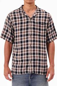 Mens Shirts: Bowler Check Weave Shirt - Multi