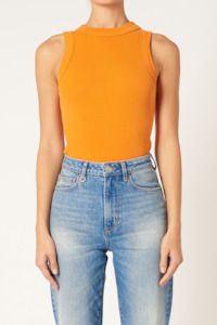 Womens Tees: Jonesy Singlet - Smoked Paprika