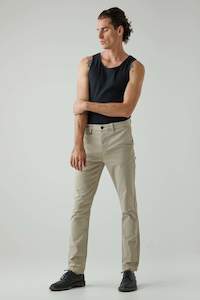 Mens Pants: Clash Slim Pant - Washed Stone