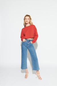 Womens Jeans: A Street Aline Crop - Georgia
