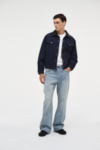 Jackets: Canvas Jacket - Indigo