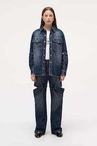 Womens Jackets: Cut Loose Denim Shacket