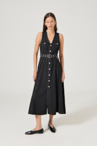 Womens Dresses: Angelica Dress - Black Sand