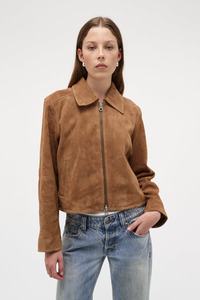 Neuw: Suede Zip Jacket