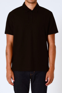 Neuw Mens 1: Pique Polo - Jet Black