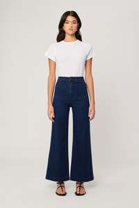 Rollas Womens Jeans: Sailor - Dark Stone