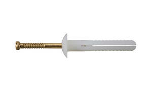 Nylon Nail in Anchor - Mushroom Head Zinc