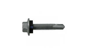 Screws: Self Drilling Hex with Sealing Washer - Fine Thread