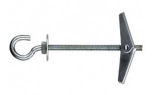 Plaster Fixings: Hook Spring Toggle - Zinc