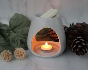 Soft Grey Tealight Burner