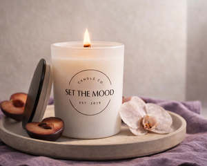 Plum & Amber Candle