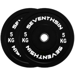 Bumper Plates: 5kg Virgin Bumper Plates - Pair