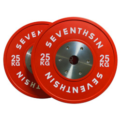 25kg Coloured Competition Plates - Pair