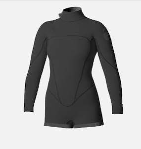 Summer Best Sellers: Women's MAX 3/2mm Back Zip summer seam Long Sleeve Spring Suit