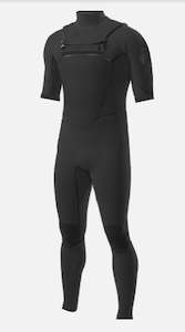 Summer Best Sellers: Men's MAX 2/2mm Chest Zip Summer Seam Short Sleeve Steamer Wetsuit