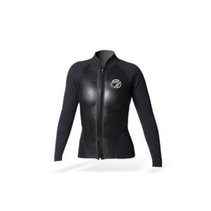 Wetsuit Tops Bottoms: Women's Retro Neoprene Jacket