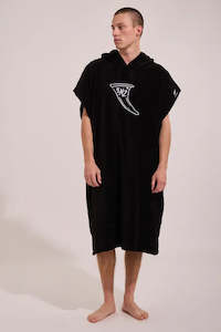Surf Essentials: Sticky Johnson Black Surf Poncho