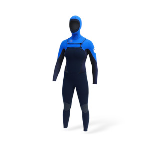 Best Winter Wetsuits: Women's MAX Ultra 4/3mm Interchangeable Glued Winter Wetsuit