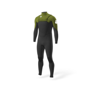 Mens Winter Wetsuits: Men's MAX Ultra 4/3mm Chest Zip Glued Winter Wetsuit