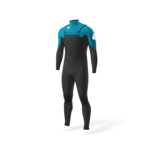 Mens Winter Wetsuits: Men's MAX 3/3mm Chest Zip Glued Wetsuit