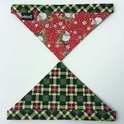 Dog Bandana - Tie on style - Christmas