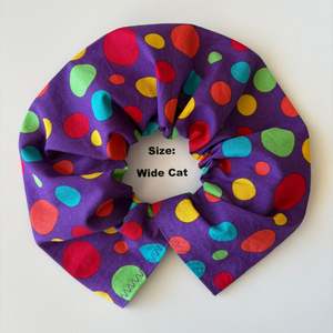 Cat Collar Cover - Wide Cat Size - Choice of fabrics