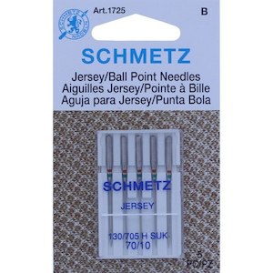 Domestic Machine Needles: Schmetz Ballpoint (Jersey) Domestic Needle