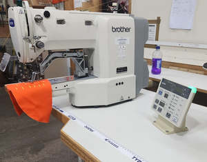 Second Hand And Ex Lease Equipment: Second Hand Brother KE430F Bartacking Machine.
