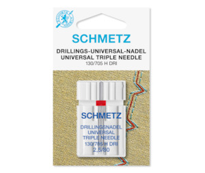 Needles: Schmetz Domestic Triple Needle Universal 3.0-80/12