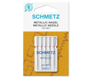 Schmetz Domestic Sewing Machine Needles Metallic 80/12