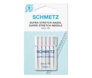 Needles: Schmetz Domestic Super Stretch HAx1SP Needles 75/11