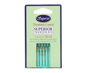 Superior Topstitch Machine Needles Size 70/10 5ct