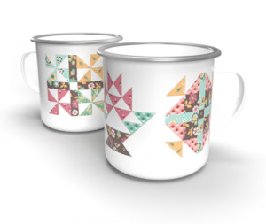 Gift Ideas: Quilters Tin Mug By Lori Holt