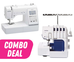 Brother Sewing Machine & Overlocker Combo Deal