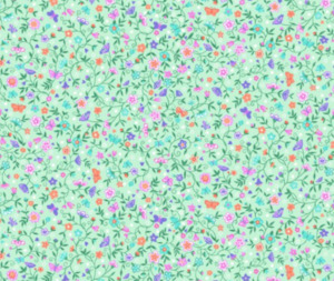 Fairy Dust Flower - 100% Cotton Fabric 10cm Increments