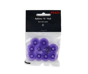 Pfaff Creative Icon Bobbins 10 Pack - Purple