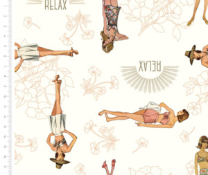 Simplicity at the Beach 100% Cotton Fabric - 10cm Increments