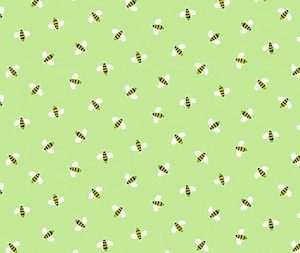 In The Garden: Wildflower Honey 100% Cotton Fabric - 10cm Increments