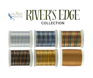 Embroidery Thread: Superior Threads - River's Edge Collection - 6 x 500 yd Spool Set