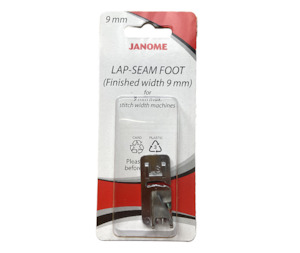 Janome Accessories: Janome 9mm Lapped Seam Foot