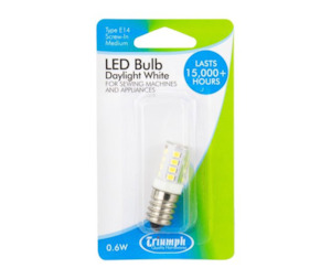 Lamps And Lighting: Triumph Led Light Bulb - Screw In For Sewing Machines