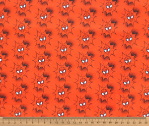 Spiderman 100% Cotton Fabric - 10cm Increments