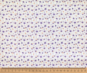 Spring Blooms 100% Cotton Fabric - 10cm Increments
