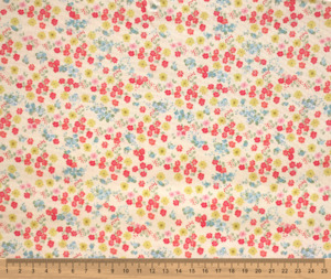 Autumn Garden 100% Cotton Fabric - 10cm Increments