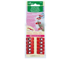 Clover Wonder Clip (10 PCS) - Red